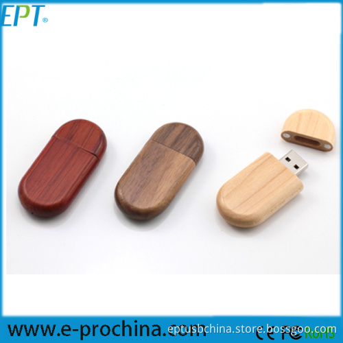OEM Wood USB Flash Drive, Recycled 1GB-32GB Wood USB